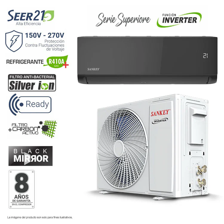 Aire acondicionado 18000 BTU ES18INVW7M Sankey Inverter WiFi - Image 4