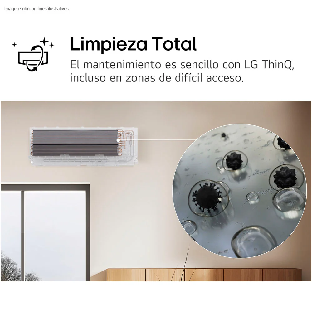 Aire acondicionado Split 18000 BTU VF182C311 LG inverter - Image 4