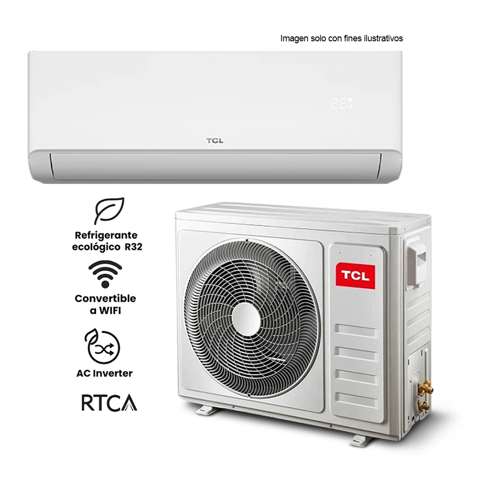 Aire acondicionado Split Inverter 12000BTU modelo TAC12CSDISZG TCL, Serie Savein AI - Image 2