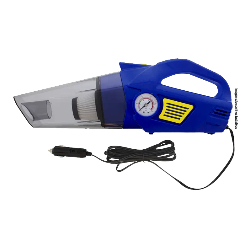 Aspiradora 991-2306104, 3 en 1 c/compresor de aire y LED 12V Good Year