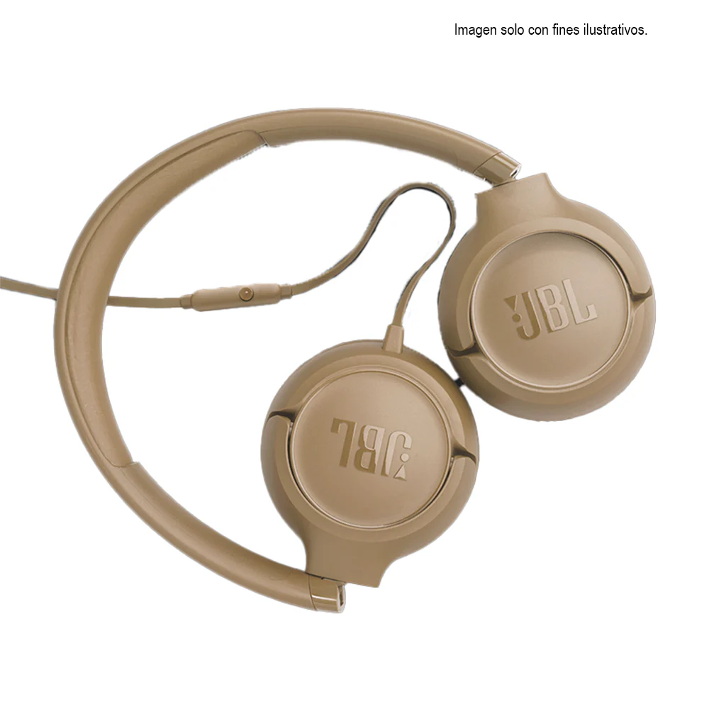 Audifonos JBL Over Ear con Cable Tipo C JBLT530CBEGAM Beige - Image 4