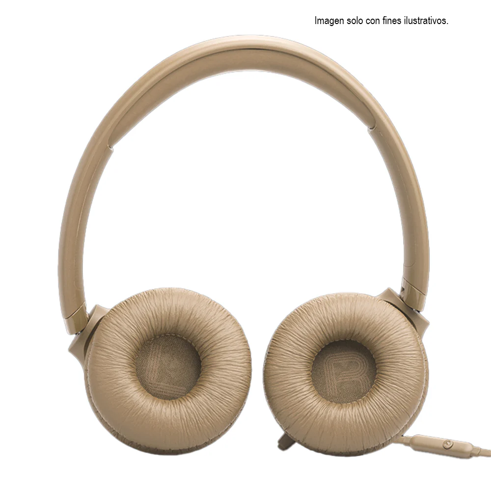 Audifonos JBL Over Ear con Cable Tipo C JBLT530CBEGAM Beige - Image 5