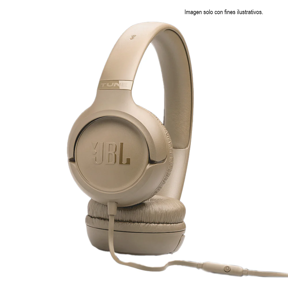 Audifonos JBL Over Ear con Cable Tipo C JBLT530CBEGAM Beige - Image 6