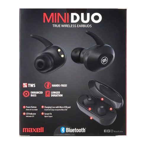 Audifonos Maxell 348481 Mini Duo in ear Bluetooth negros. - Image 2