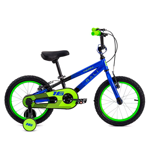 Bicicleta 16” Infantil Rali TIERRA-16-NA-4 color negro azul - Image 2