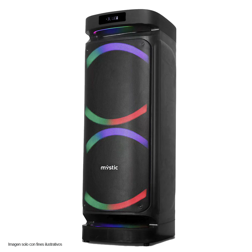 Party mini MY-PAR779 Mystic potencia de 80W RMS Woofer 10" x 2.