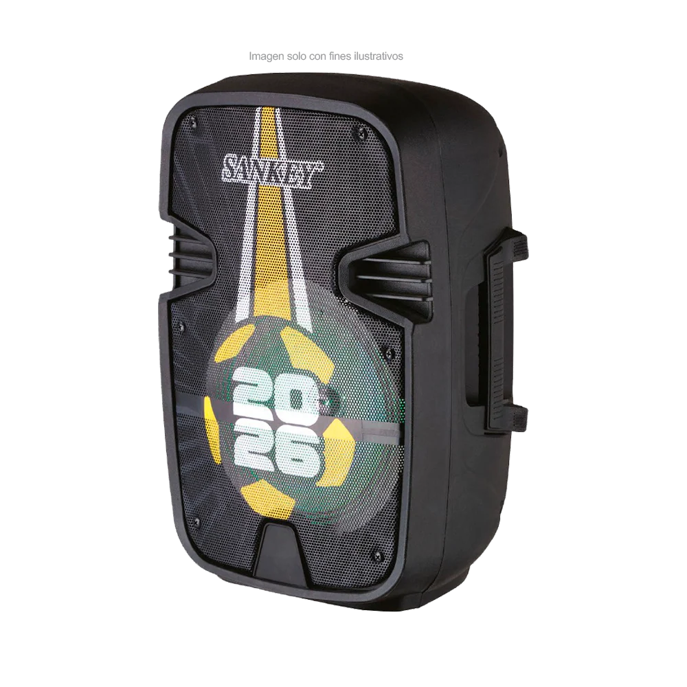 Bocina portátil PA-8DCN9B Sankey, potencia de 10W RMS
