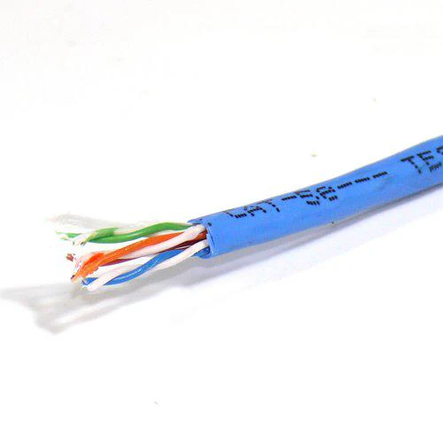 Cable cobre UTP CAT5E azul Carol brand (metro)