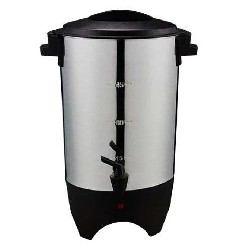 Cafetera percoladora eléctrica 45 tazas CM-4511 Sankey acero inoxidable