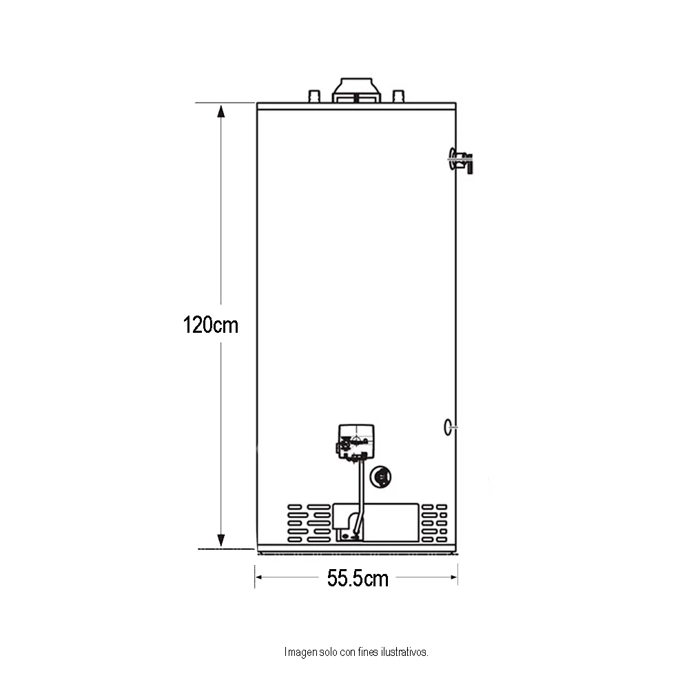 Calentador a gas 40 GL RG-2-40S6X. BRADFORD WHITE - Image 4