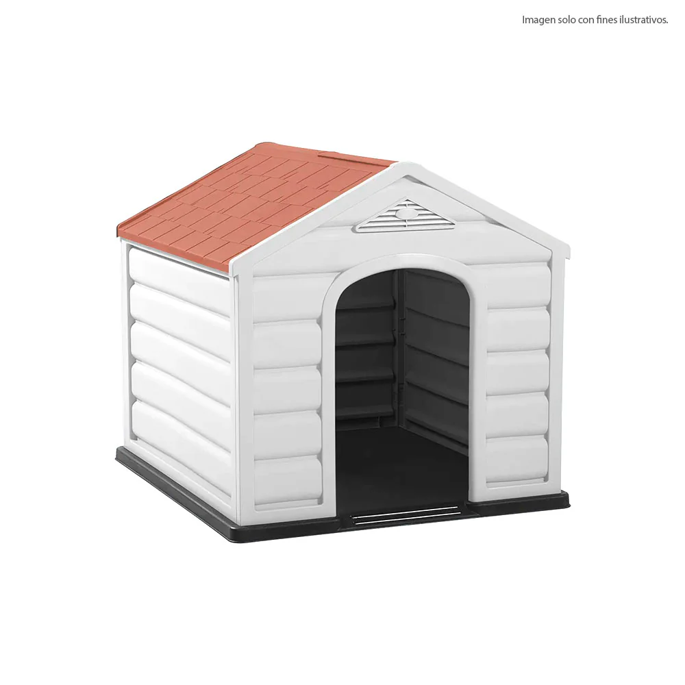 Casa para perro 14419-XP color Terracota, diseño compacto