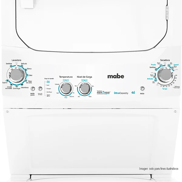 Centro de lavado a Gas de 24Kg MCL2440PSBB0 Mabe en color blanco - Image 4
