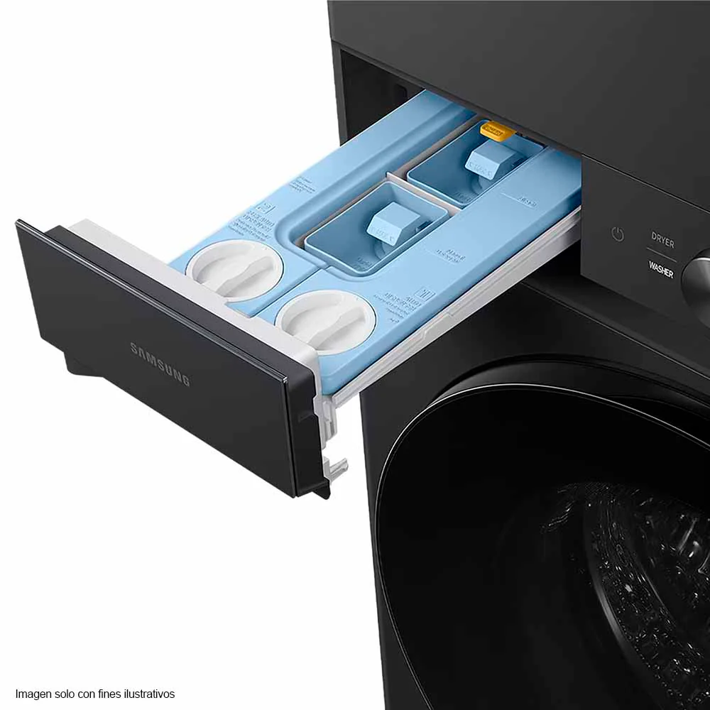 Centro de lavado WH22DBH570EVAP 22kg Samsung carga frontal Tecnología Smart, auto dispensador super velocidad. - Image 4