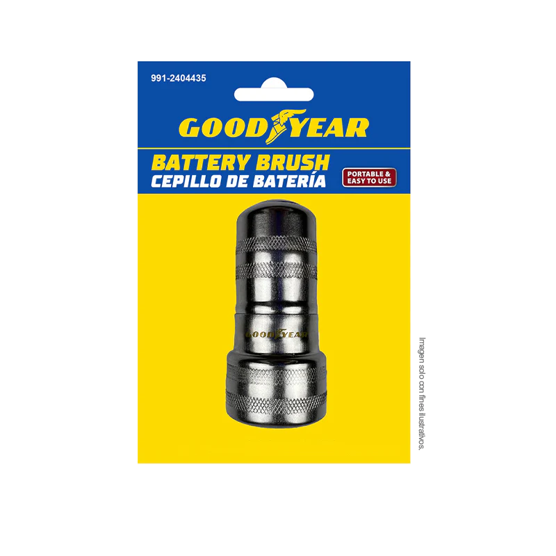 Cepillo para terminal de baterías de autos 991-2404435 Good Year 3.8x7cm