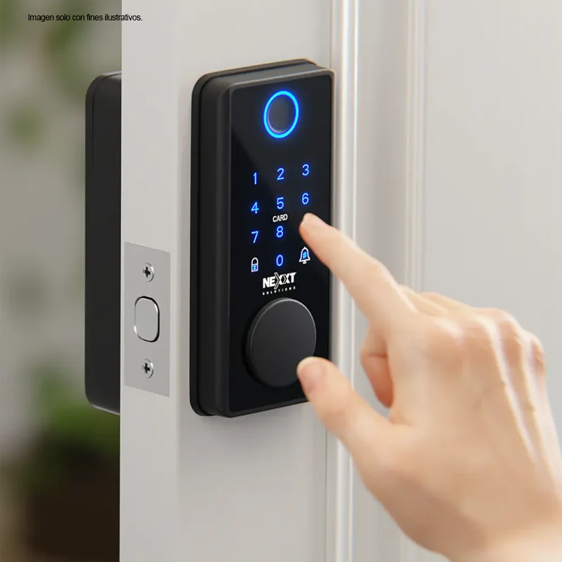 Cerradura inteligente Wi-Fi Modelo NHS-D150 BKT Color negro. Nexxt - Image 4