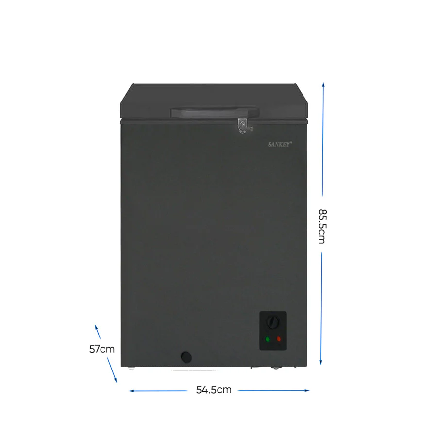 Congelador 3.5pc RFC-392G Sankey color tono gris oscuro - Image 2