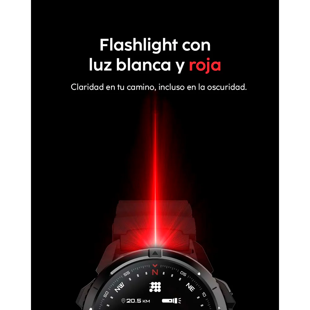 Smartwatch, pantalla AMOLED de 1.48” CT-TERRA1 Cubitt color negro - Image 3