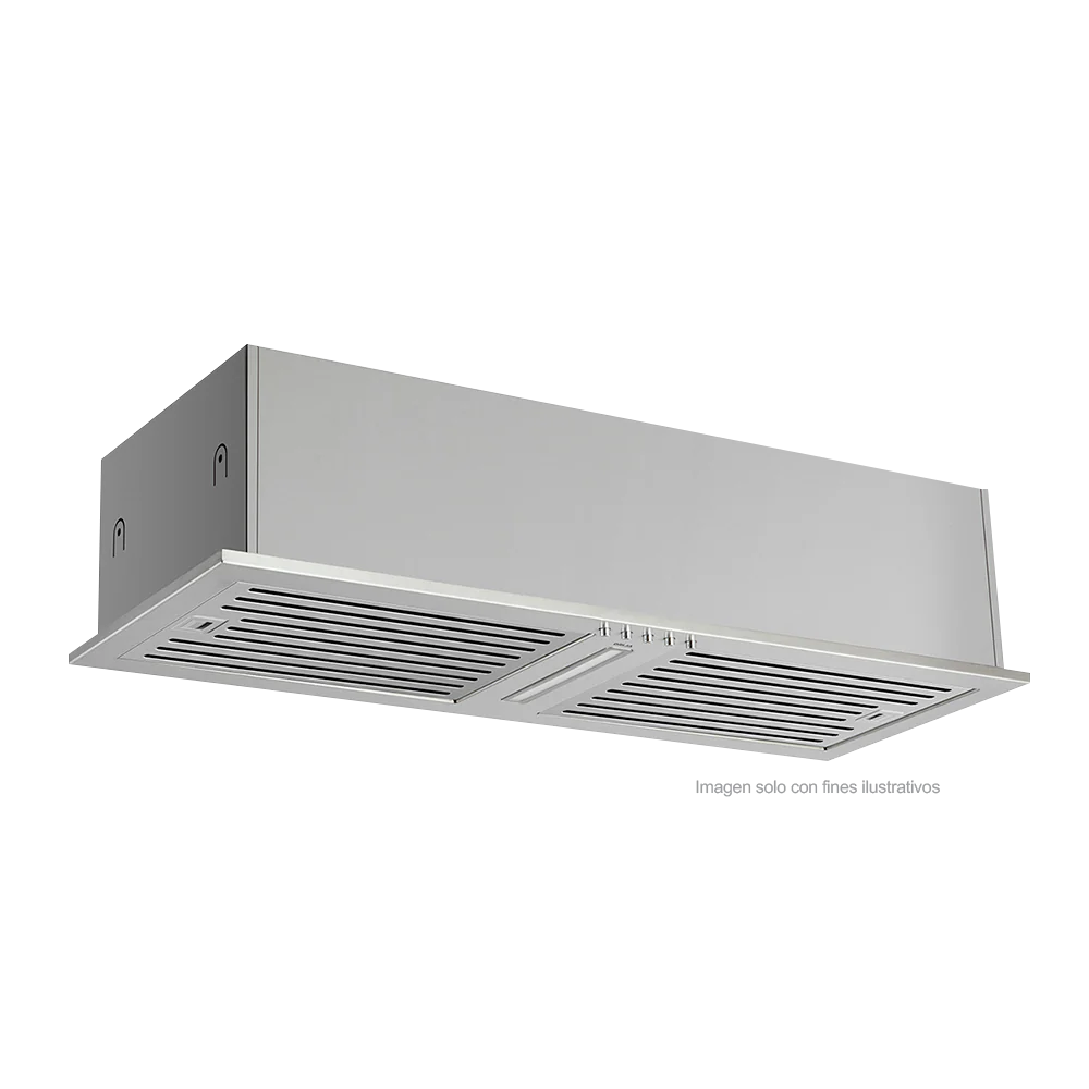Extractor de grasa empotrable 74,8cm, modelo Invisible 76-I Drija, acero inoxidable, extracción de 650MCH, voltaje 120V-60Hz