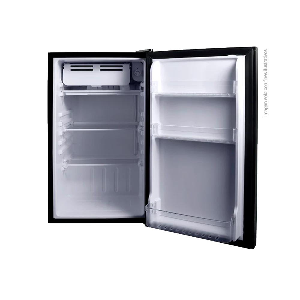 Nevera ejecutiva 3.2pc Mirror-3 Drija, acabado de puerta espejo azul vidrio templado, voltaje 115V - 60Hz, 7 niveles de enfriamiento, puerta reversible - Image 3