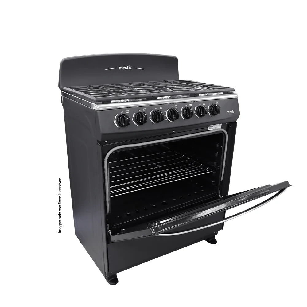 Estufa a gas 30" 6 quemadores AGATA PLUS MY-ST6Q750-PHSC-GY Mystic - Image 3