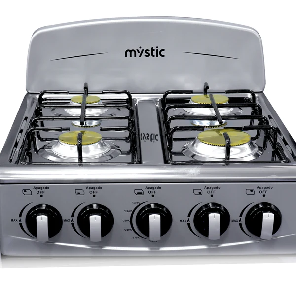 Estufa a gas de 20" Mystic MY-ST4QZ920-PNCC-B 4 quemadores color gris - Image 3