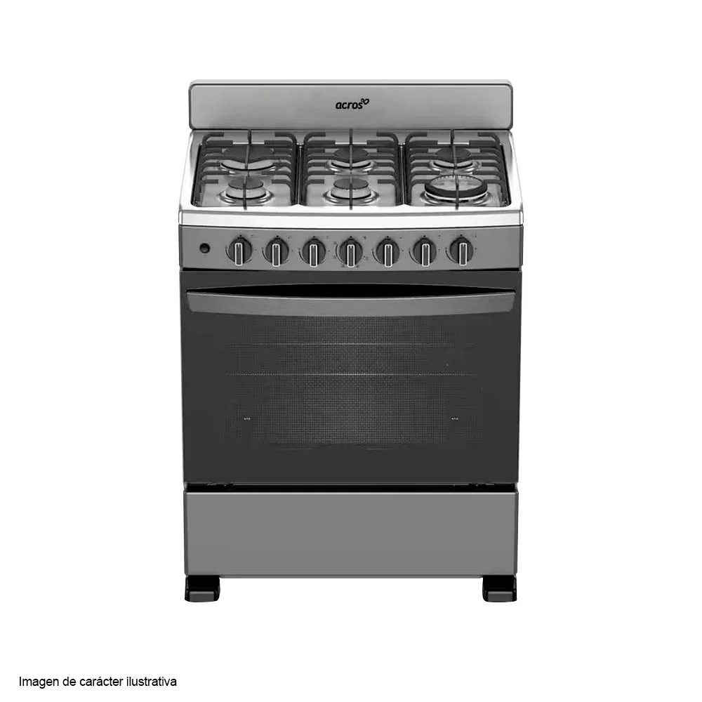 Estufa a gas de 30" LAFR4130G Acros 6 quemadores