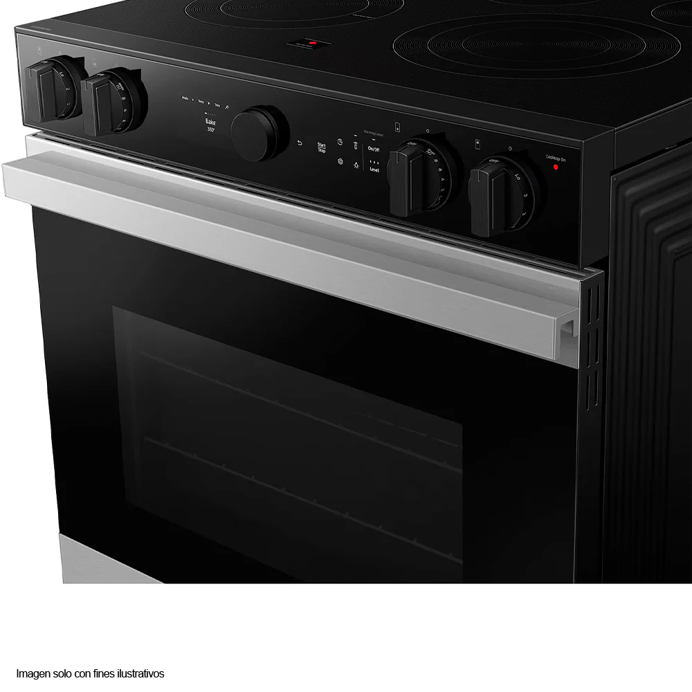 Estufa eléctrica 30" Bespoke Smart NSE6FG8502SR Samsung acero inoxidable - Image 5