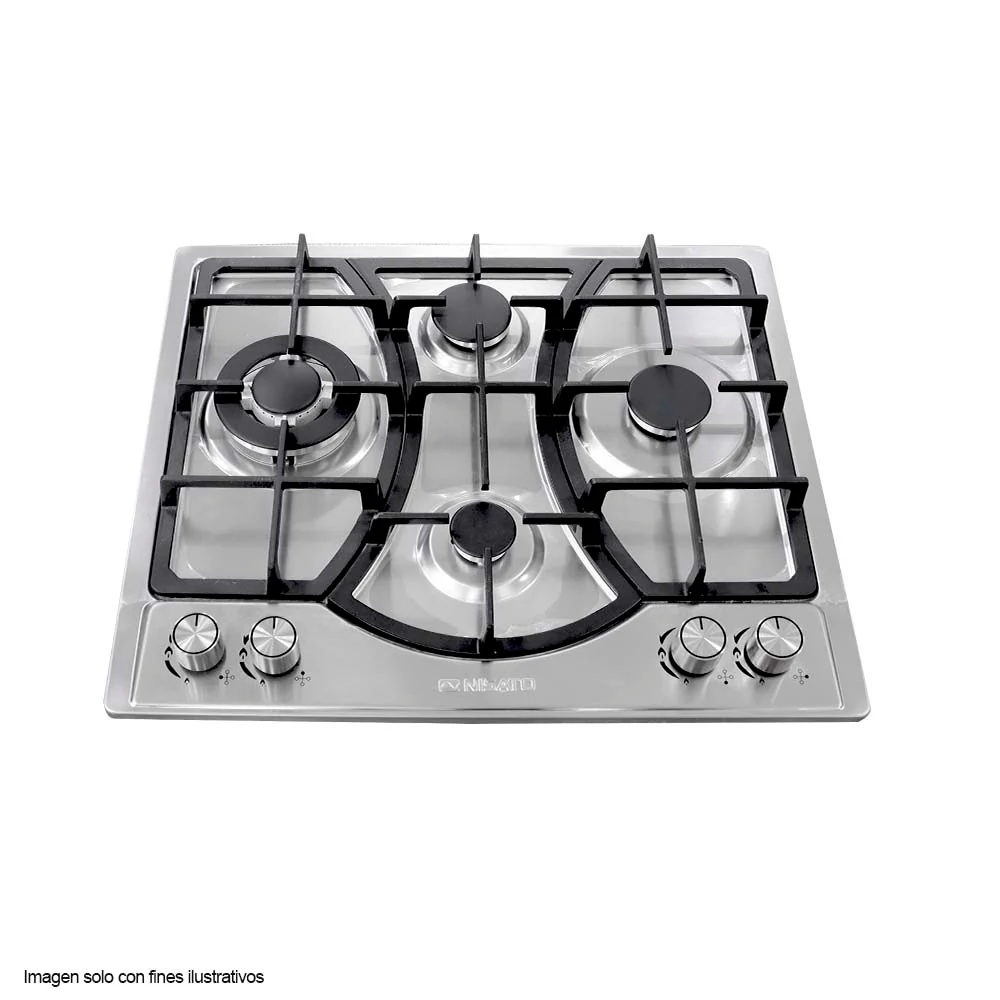 Estufa empotrable a gas de 24" NPCT-24PROKD Nisato, 4 quemadores acero inoxidable - Image 3