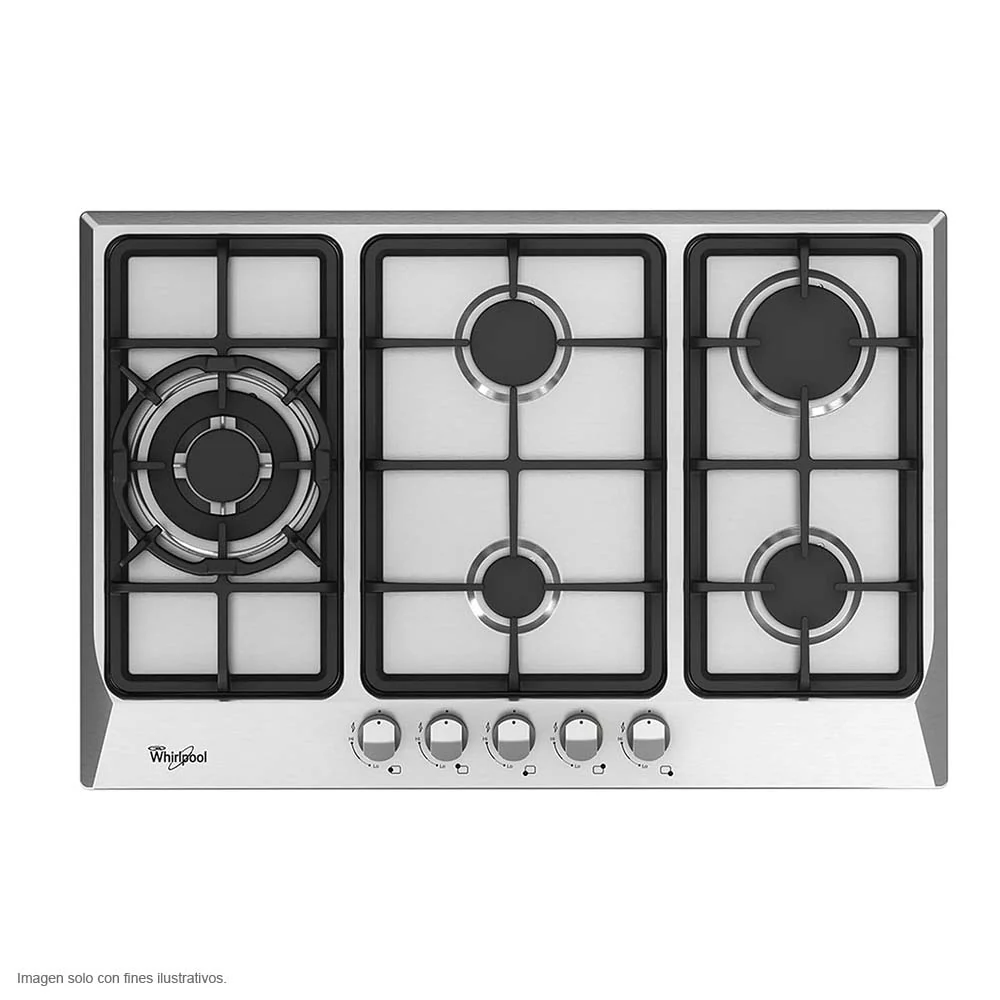 Estufa a gas 30" WP3040S Whirlpool de acero inoxidable - Image 2