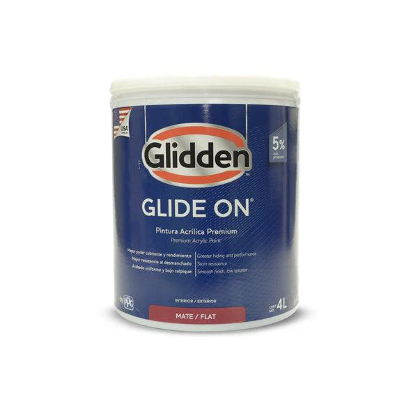 GLIDDEN PINTURA BASE GLIDE-ON ACRILICA MATE DEEP GALON