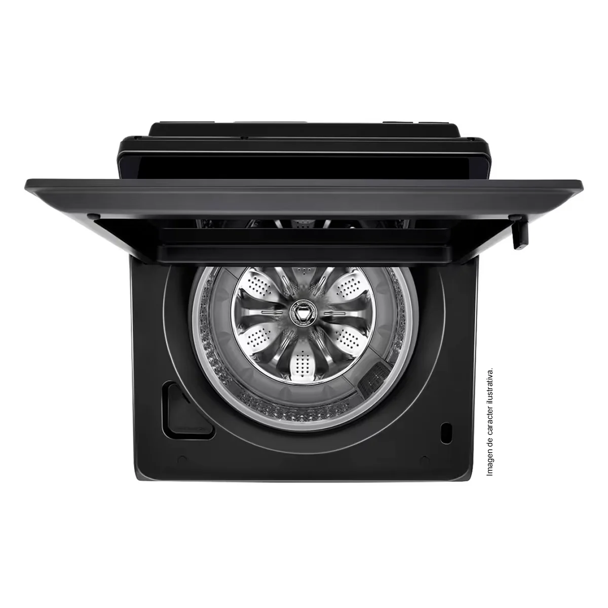 Lavadora 15kg, WT15OBTX6 de LG, carga superior, color negro acero inoxidable - Image 4