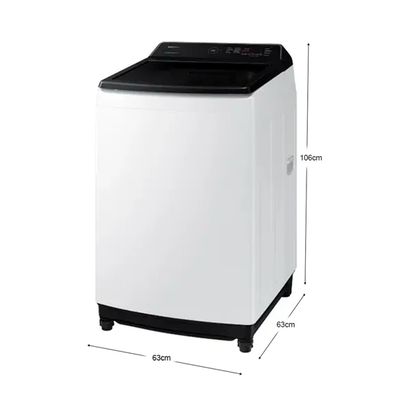 Lavadora 17kg WA17CG6441BWAP Samsung con tecnología inverter, tambor de acero inoxidable - Image 5