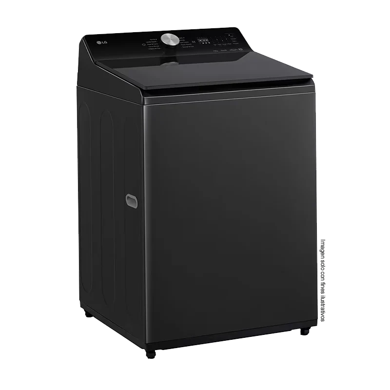 Lavadora 22kg carga superior | WT220BTX6 LG | sistema TurboWash | panel LED táctil | color negro | motor inverter con 10 años de garantía. - Image 2