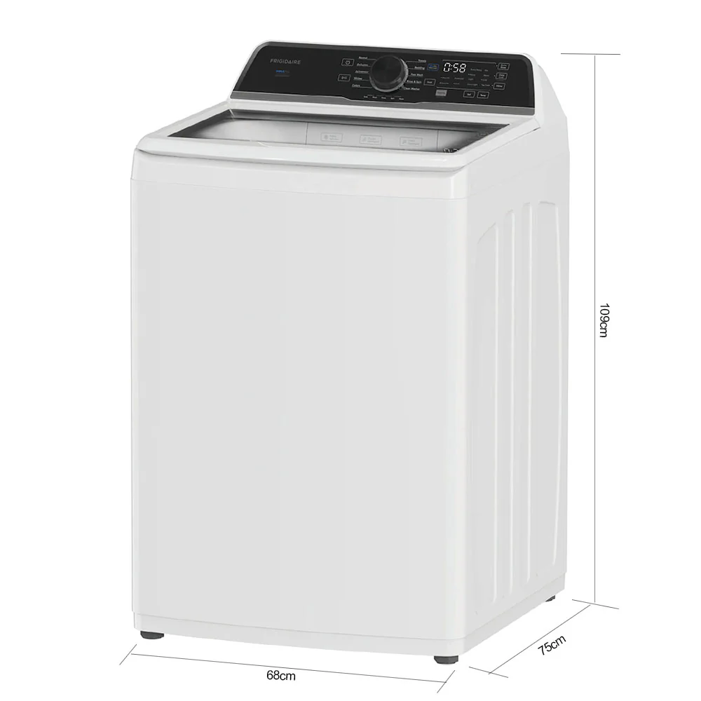 Lavadora 25kg FLVW7523BS Frigidaire 10 ciclos carga superior tambor de acero inoxidable - Image 3