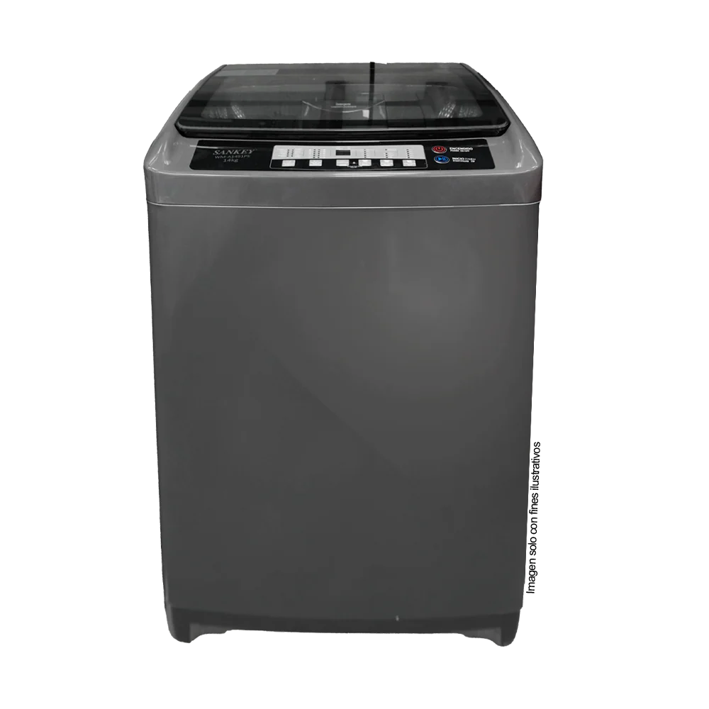 Lavadora automática 14kg WM-A1491PS Sankey, tina de acero inoxidable, color gris