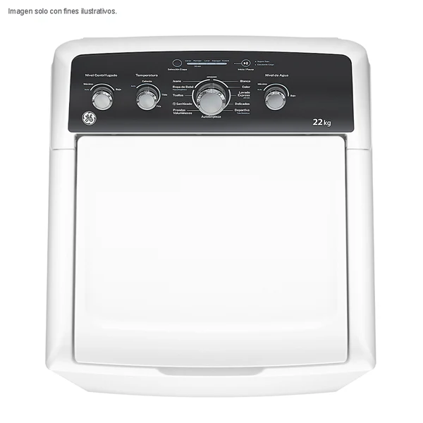 Lavadora de 22kg LGA72214CBAB0 GE carga superior 11 ciclos de lavado automático - Image 4