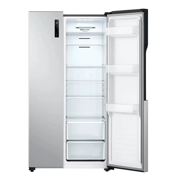 Refrigeradora Side By Side inverter, 18 pc, GS51BPP, LG, color acero pulido - Image 3