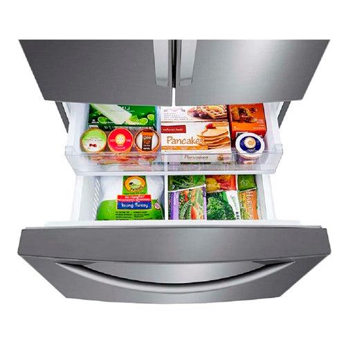 Refrigeradora LG french door 25pc inverter door LM65BGSK cooling gris - Image 5