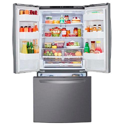 Refrigeradora LG french door 25pc inverter door LM65BGSK cooling gris - Image 6