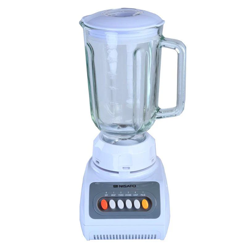 NISATO LICUADORA JARRA PLASTICO 300 WATTS NLI-34PPN BLANCO JARRA DE 1.5 LITROS CUC