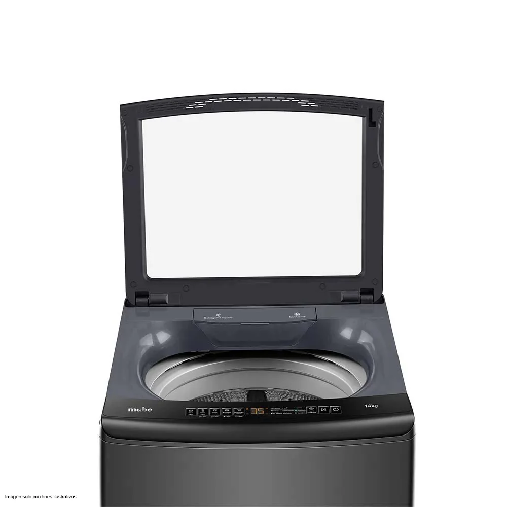 Lavadora automática 14Kg LMA4120WDGAB0 Mabe 9 ciclos panel digital - Image 3