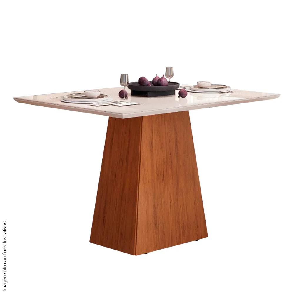 Mesa de comedor 4 puesto Dulce 550, DJ MOVEIS