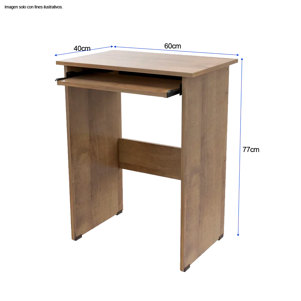 Mesa de cómputo MC6420 color amaretto - Image 3