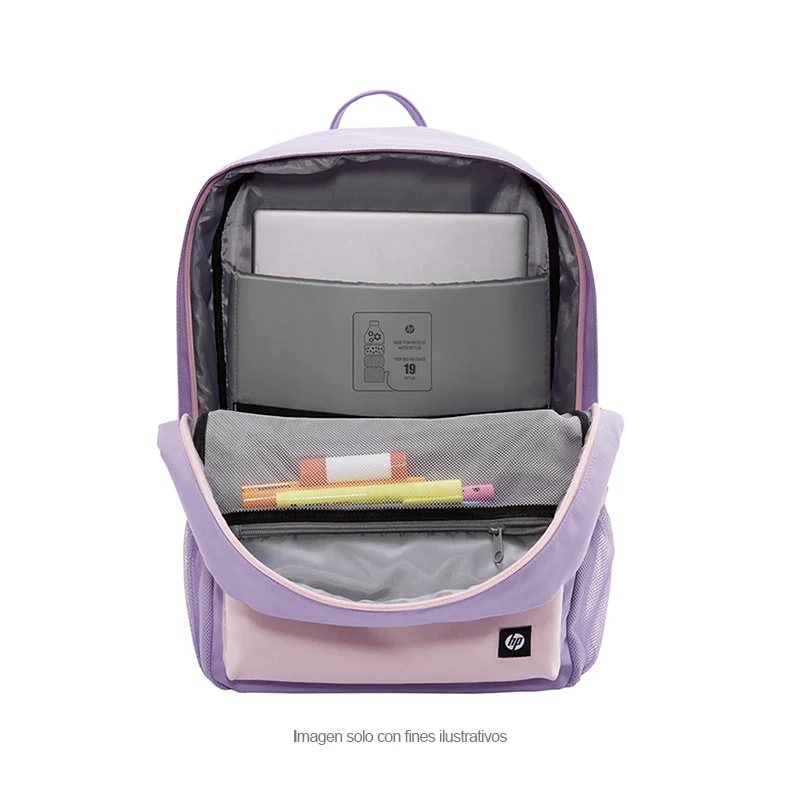Mochila HP Campus 7J597AA color lavanda para laptop hasta 15.6" - Image 3