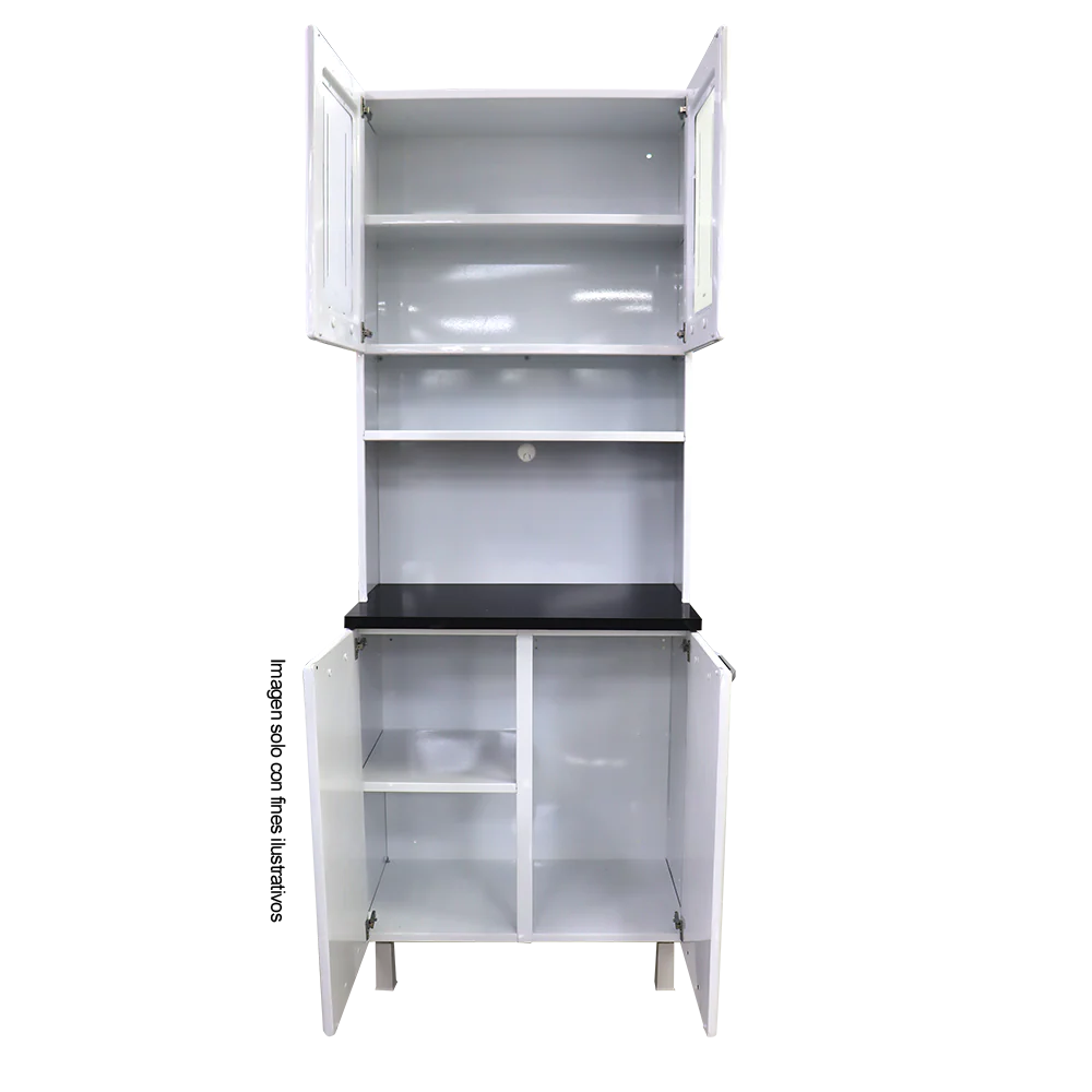 Mueble metálico de cocina tipo gabinete, kit doble de metal TLKD-2VBB (D) - Image 4