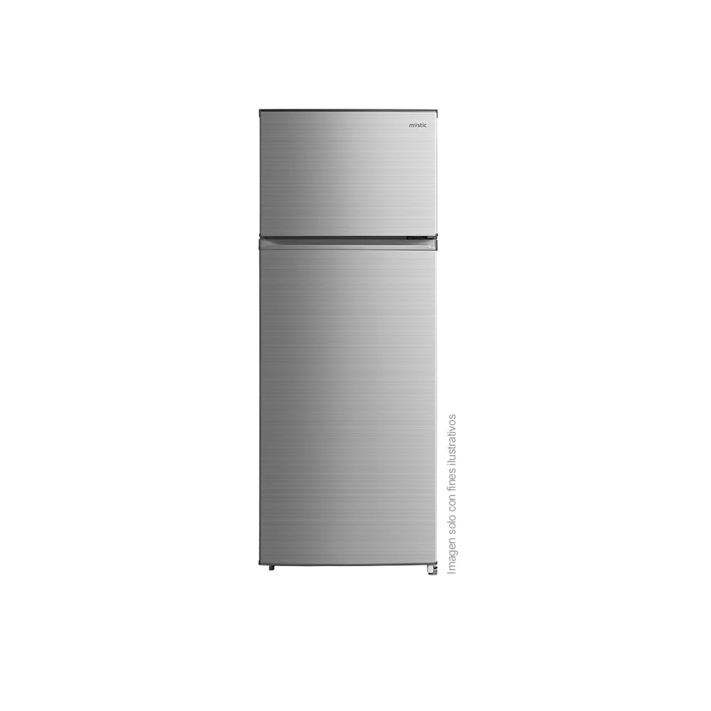 Refrigerador 7.1pc RF-207LSS Mystic Top Mount De Frost, acabado acero inoxidable, iluminación LED