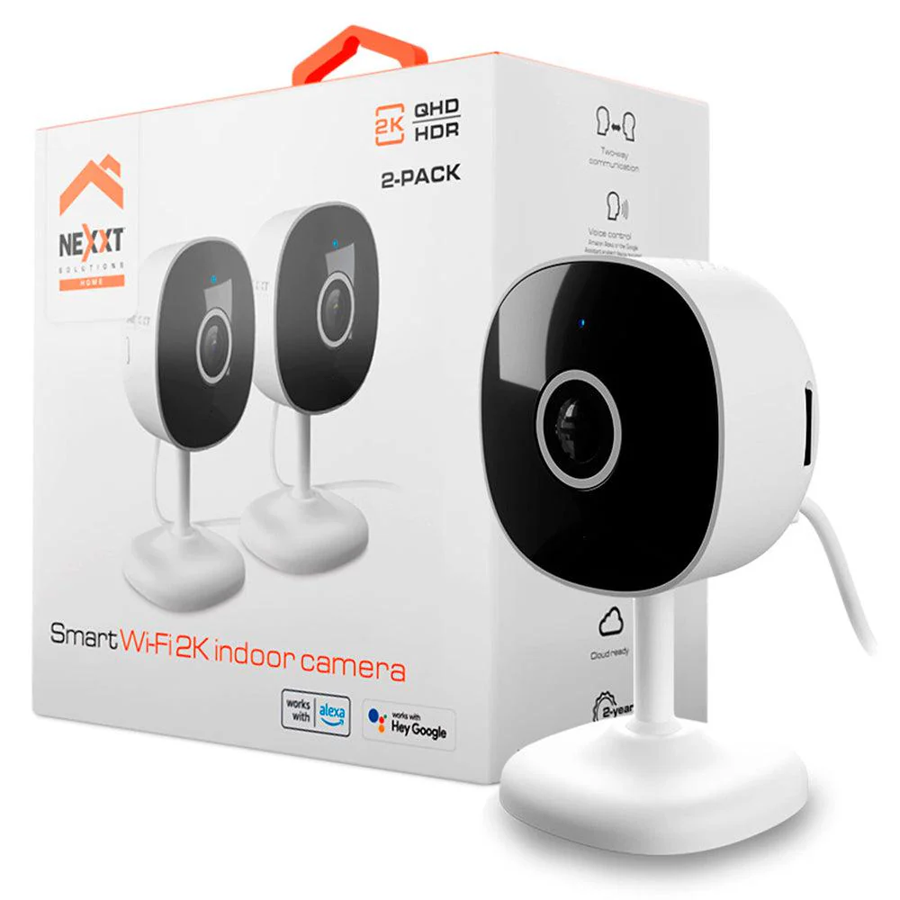 Cámara de seguridad inalámbrica 2Pack NHC-I710 Nexxt Smart Wi-Fi