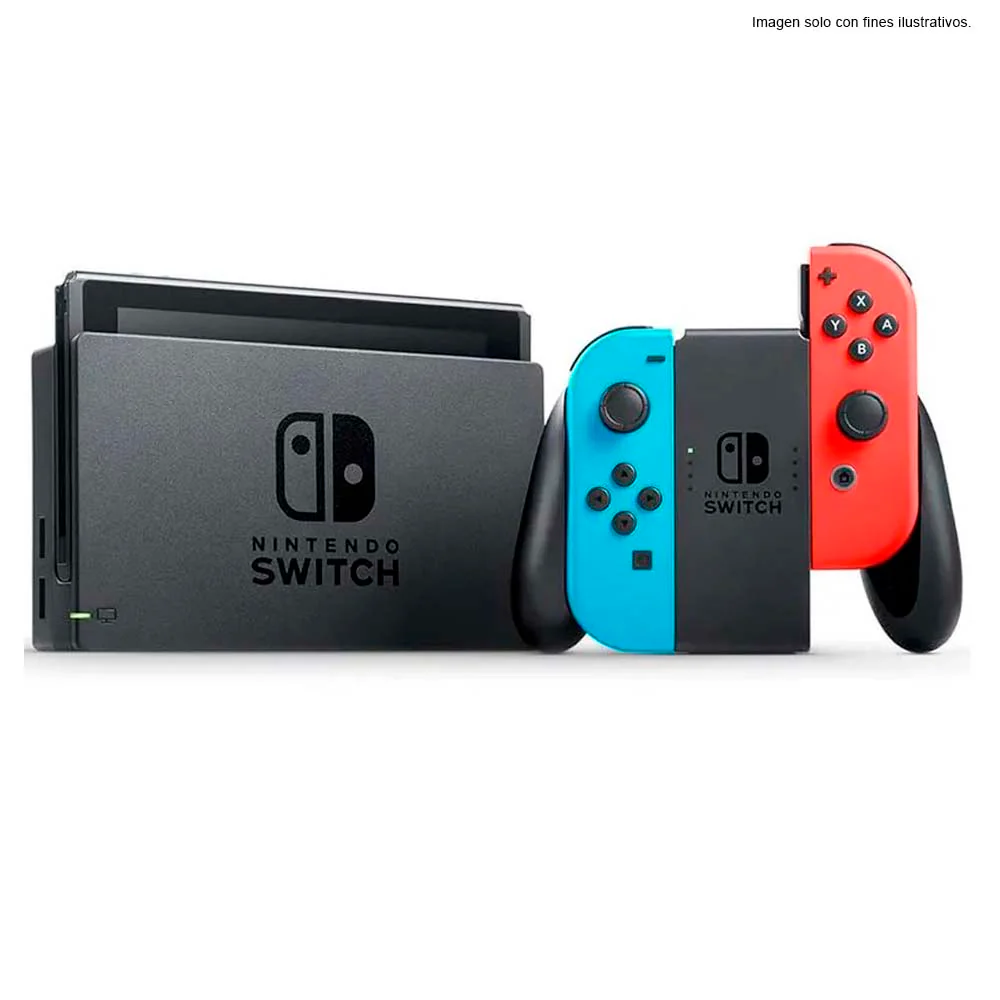 Nintendo HW SWITCH 1.1 neon ENINHRD-S-KAB1C incluye juego Super Mario Wonder - Image 2