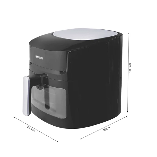 Air Fryer NAF-750LDL Nisato 7.2 litros panel digital 1700W bandeja non-stick y con ventana - Image 2