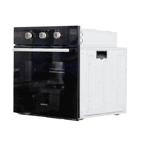 Horno empotrable a gas, 24”, NPH-24GBDM, Nisato, encendido eléctrico rostizador timer, negro - Image 2